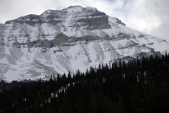 14 Narao Peak From Trans Canada Highway In Yoho In Winter